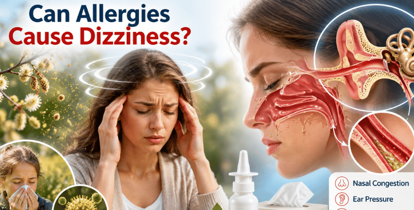 Can allergies cause dizziness