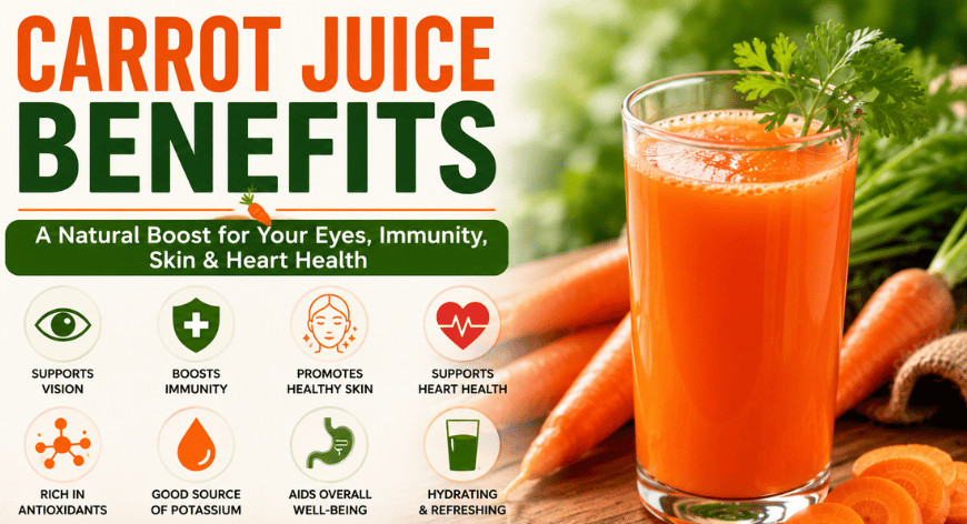 Carrot Juice Benefits: A Complete Guide to Better Vision, Immunity, Skin, and Heart Health 