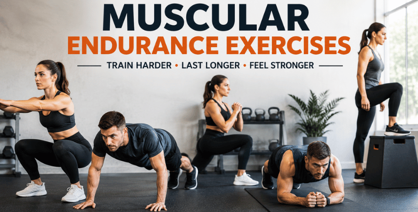 Muscular Endurance Exercises: A Complete Guide to Train Harder, Last Longer, and Feel Stronger 