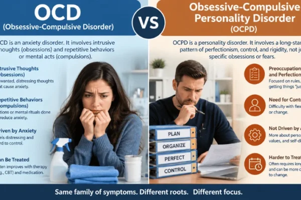 Why Symptoms and Treatment Differ in OCD Versus Obsessive Compulsive Personality Disorder