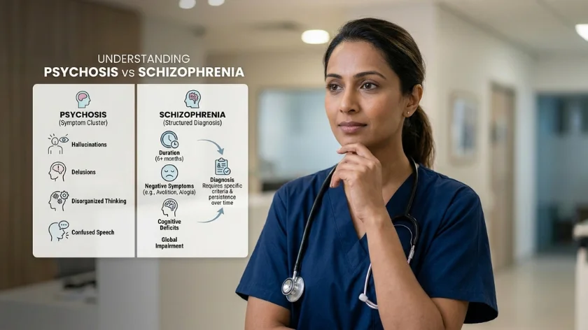 Psychosis vs Schizophrenia: Key Differences in Symptoms, Causes, Diagnosis, and Treatment