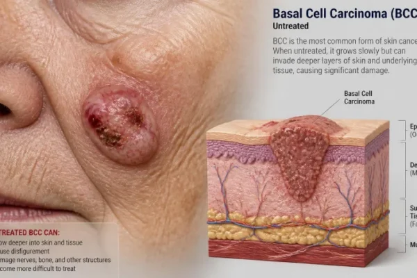 Basal Cell Carcinoma Untreated for 2 Years: What Can Happen and What to Do Now